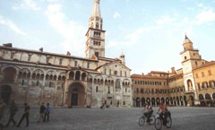 Das historische Zentrum von Modena